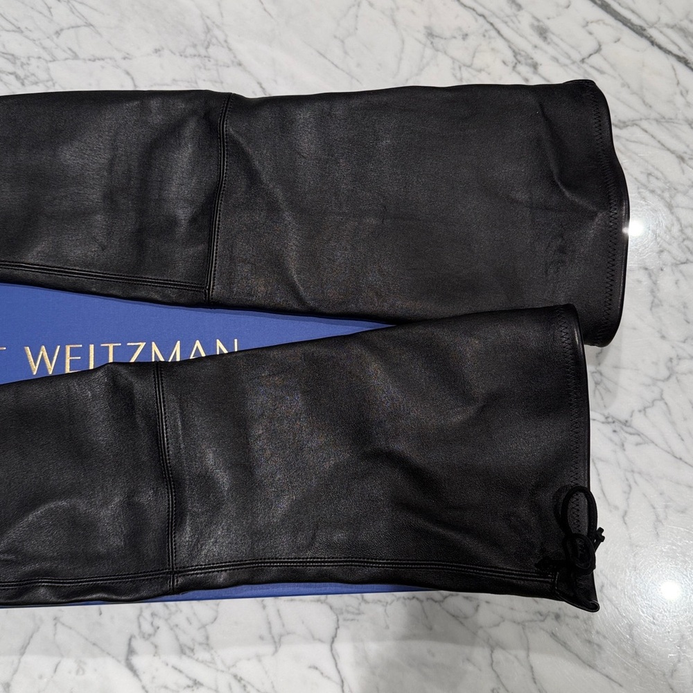 Stuart Weitzman Over the Knee leather boots - Picture 6 of 13